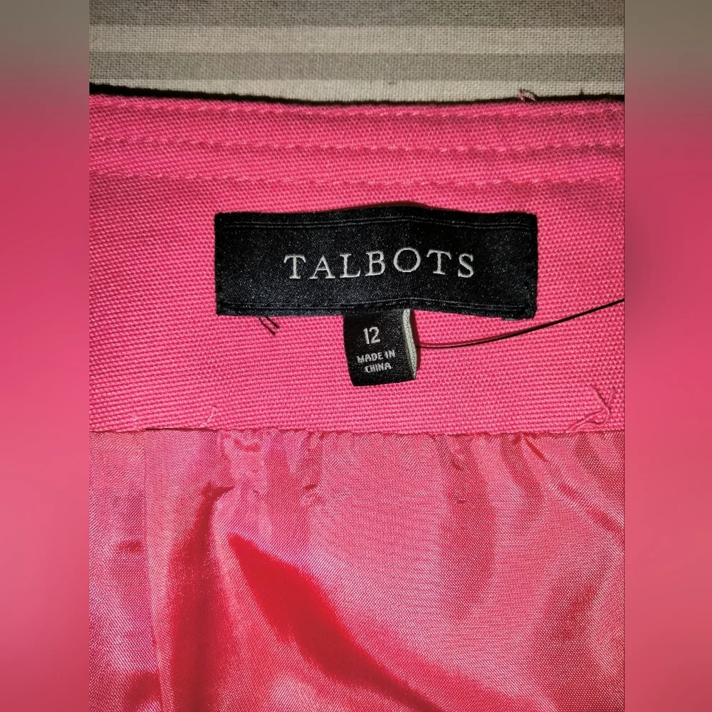 Talbots (Size 12) Barbie Pink Pencil Skirt (NEW-NWT)
